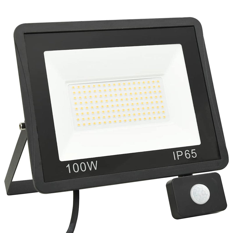 Afbeelding laden in galerijviewer, Vidaxl spotlight met sensor led 100 w warmwit