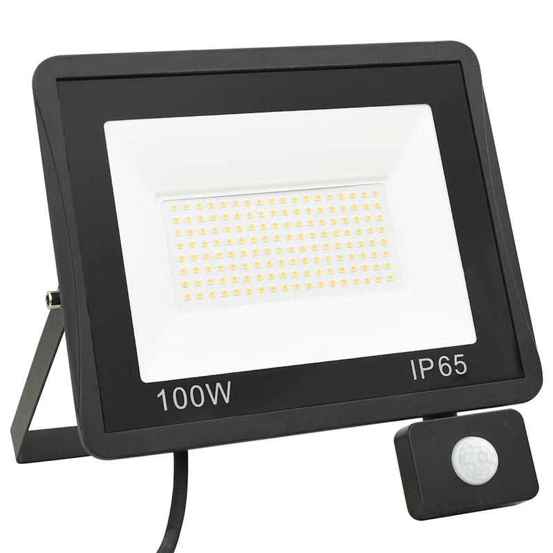 Afbeelding laden in galerijviewer, Vidaxl spotlight met sensor led 100 w koudwit