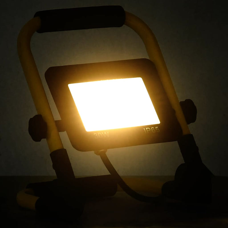 Afbeelding laden in galerijviewer, Vidaxl spotlight met handvat led 30 w warmwit