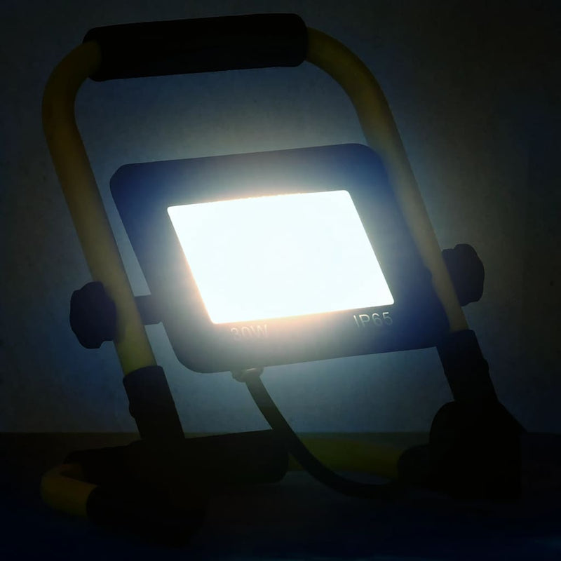 Afbeelding laden in galerijviewer, Vidaxl spotlight met handvat led 30 w koudwit