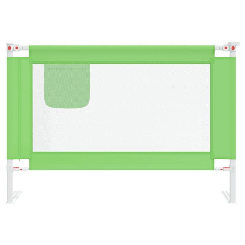 Afbeelding laden in galerijviewer, Vidaxl bedhekje peuter 100x25 cm stof groen