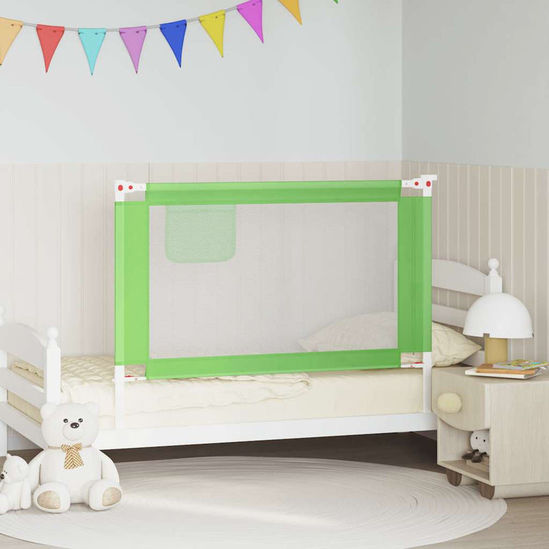 Load image into Gallery viewer, Vidaxl bedhekje peuter 120x25 cm stof groen