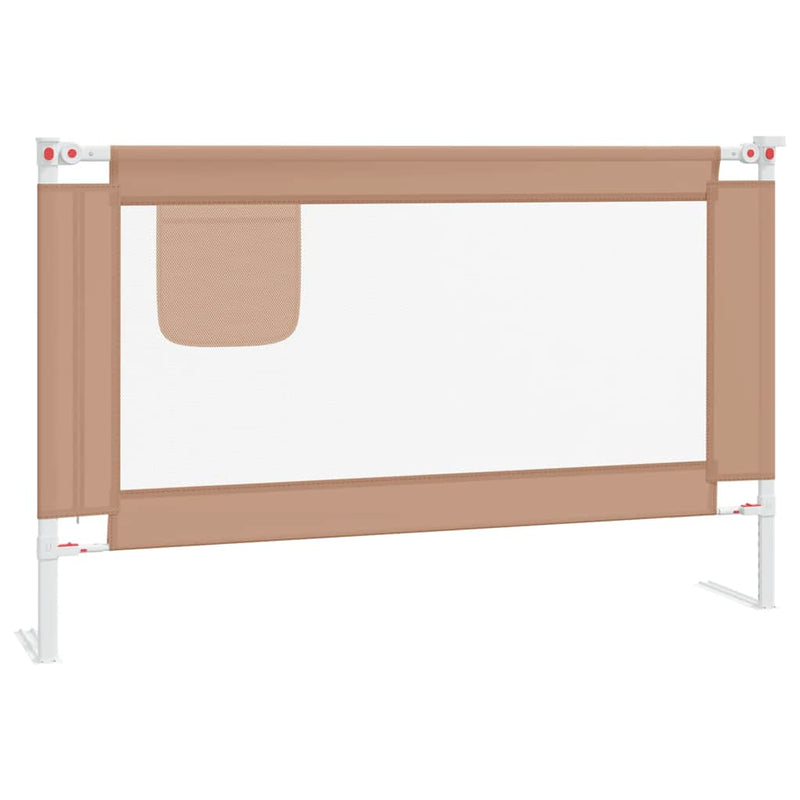 Load image into Gallery viewer, Vidaxl bedhekje peuter 120x25 cm stof taupe