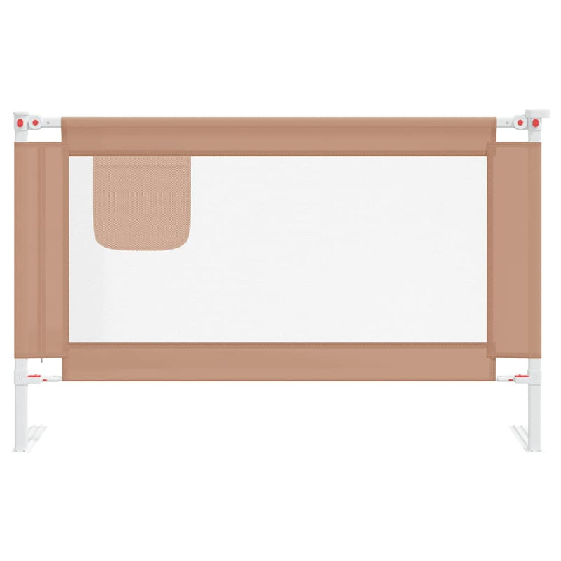 Load image into Gallery viewer, Vidaxl bedhekje peuter 120x25 cm stof taupe