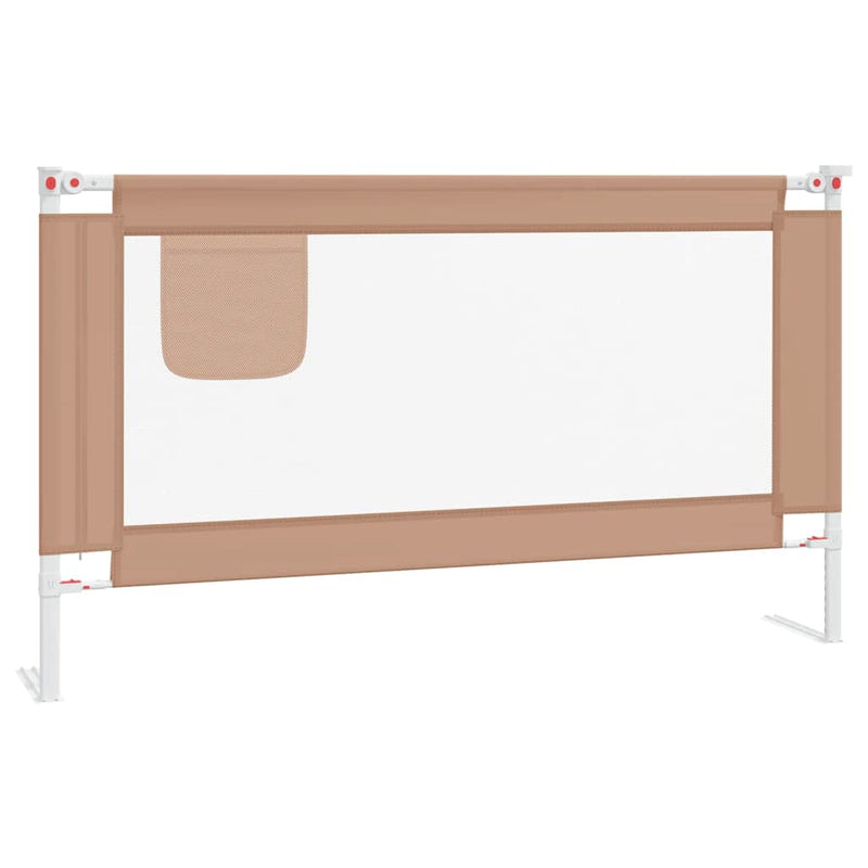 Load image into Gallery viewer, Vidaxl bedhekje peuter 140x25 cm stof taupe