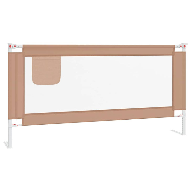 Load image into Gallery viewer, Vidaxl bedhekje peuter 180x25 cm stof taupe