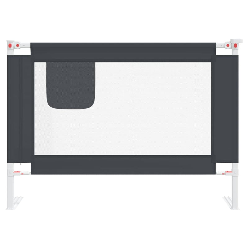 Load image into Gallery viewer, Vidaxl bedhekje peuter 90x25 cm stof donkergrijs