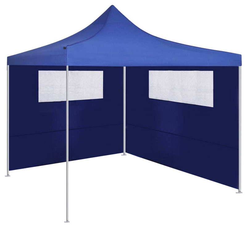 Load image into Gallery viewer, Vidaxl prieelzijwanden met ramen 2 st blauw