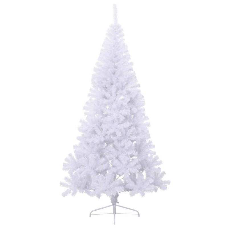 Load image into Gallery viewer, Vidaxl kunstkerstboom met standaard half 180 cm pvc wit