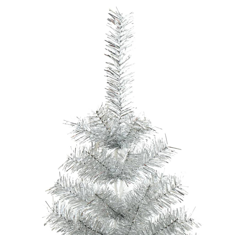 Load image into Gallery viewer, VidaXL Kunstkerstboom met standaard 120 cm PET zilverkleurig