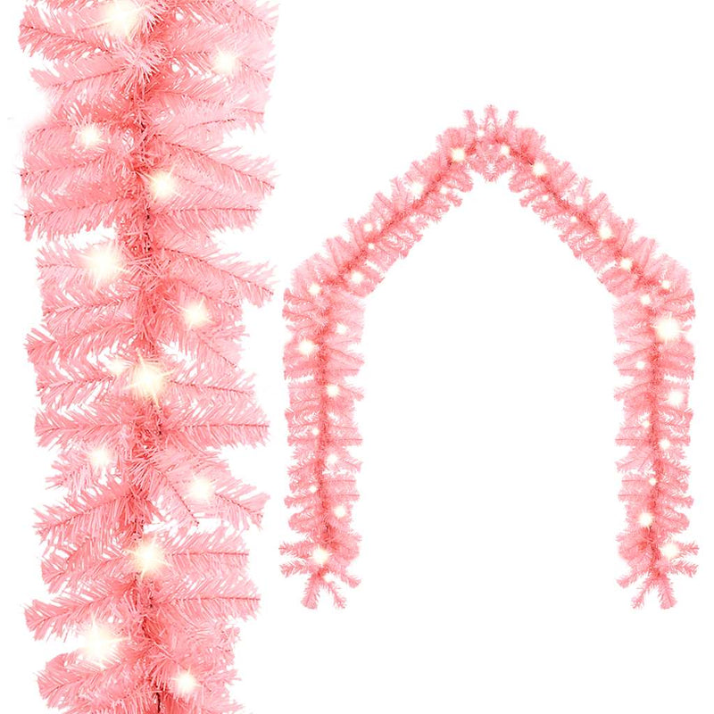 Load image into Gallery viewer, Vidaxl kerstslinger met led-lampjes 10 m roze
