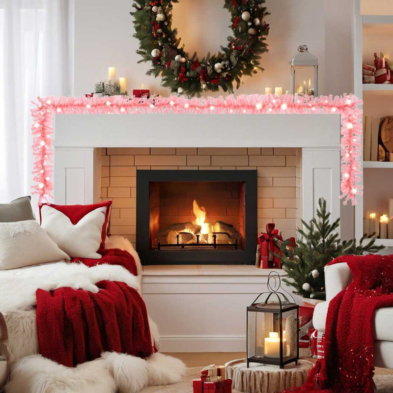 Load image into Gallery viewer, Vidaxl kerstslinger met led-lampjes 20 m roze