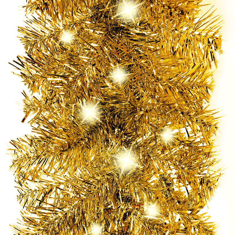 Load image into Gallery viewer, Vidaxl kerstslinger met led-lampjes 20 m goudkleurig