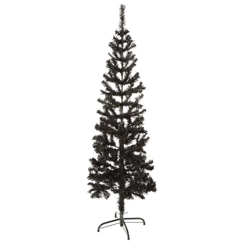 Load image into Gallery viewer, VidaXL Kerstboom smal 120 cm zwart