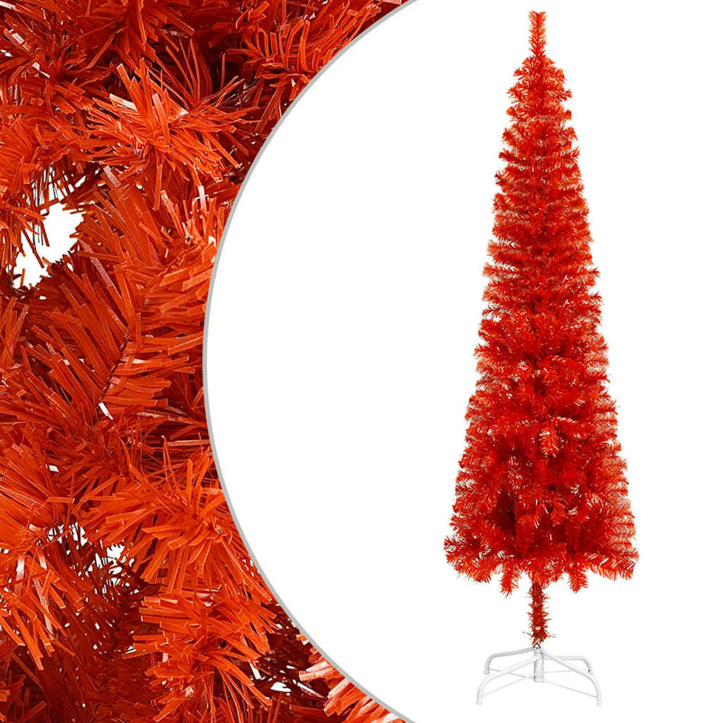 Load image into Gallery viewer, VidaXL Kerstboom smal 150 cm rood