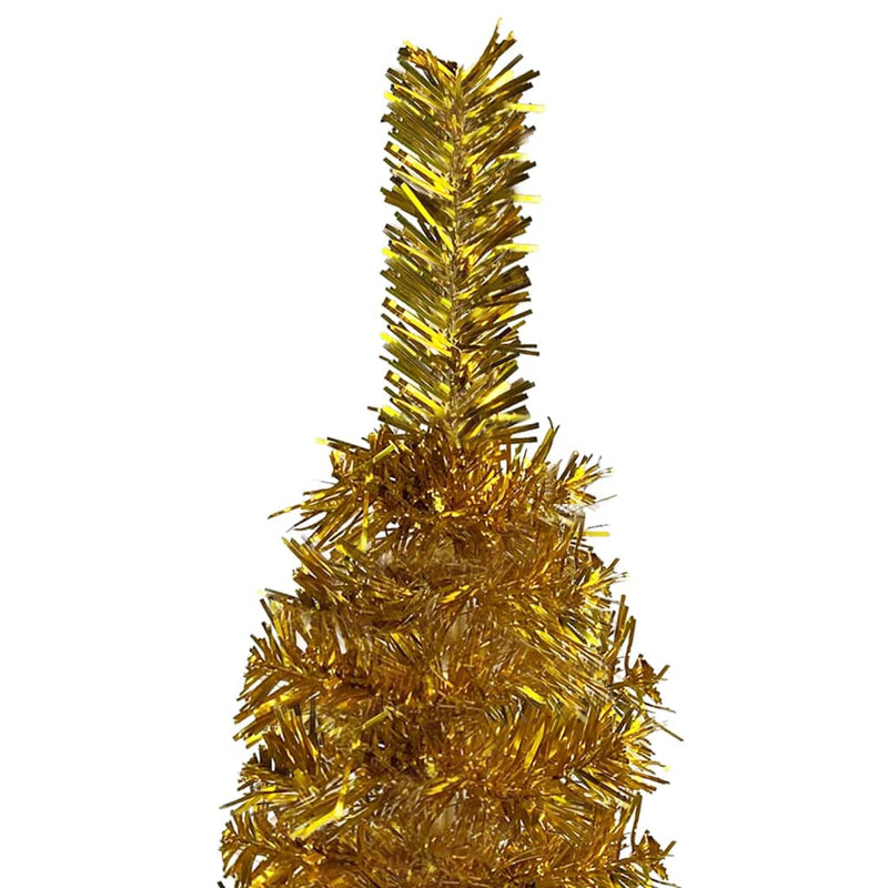 Load image into Gallery viewer, VidaXL Kerstboom smal 120 cm goudkleurig