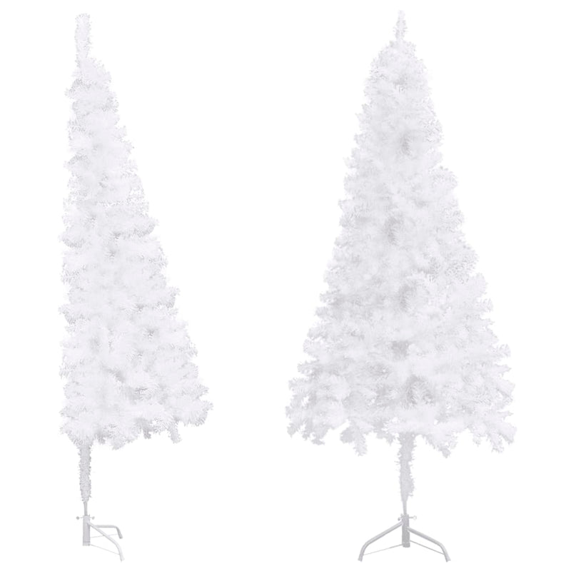 Load image into Gallery viewer, VidaXL Kunstkerstboom hoek 180 cm PVC wit