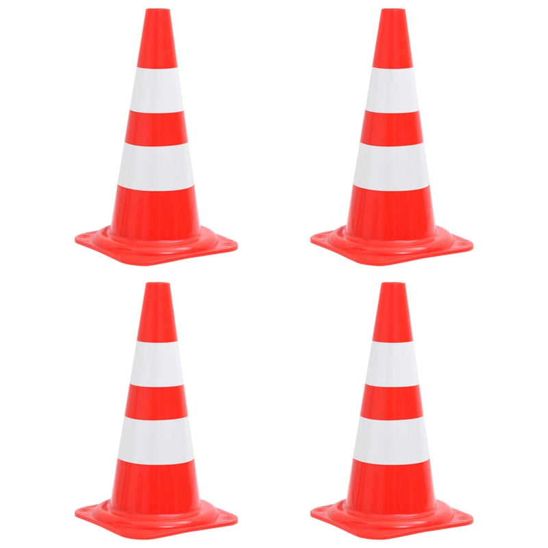 Load image into Gallery viewer, Vidaxl verkeerskegels 4 st reflecterend 50 cm rood en wit