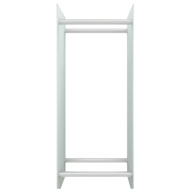 Load image into Gallery viewer, Vidaxl haardhoutrek 40x35x100 cm gehard glas wit