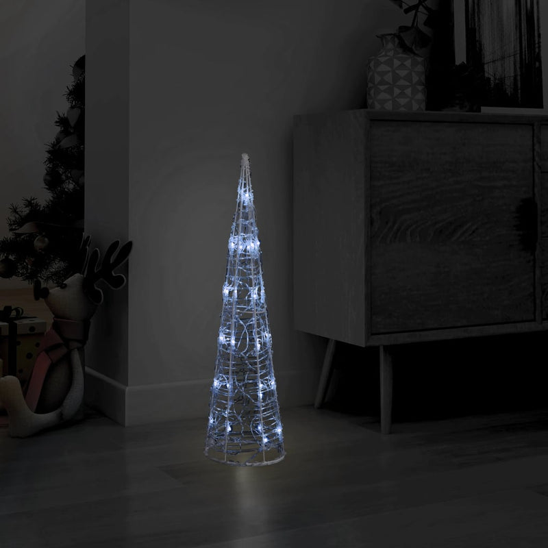 Load image into Gallery viewer, VidaXL Lichtkegel decoratief LED koudwit 60 cm acryl