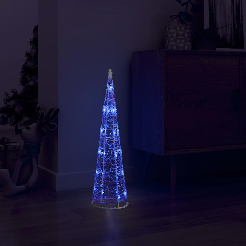 Load image into Gallery viewer, Vidaxl lichtkegel decoratief led blauw 60 cm acryl