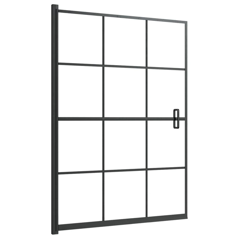 Load image into Gallery viewer, VidaXL Douchewand 100x140 cm ESG zwart