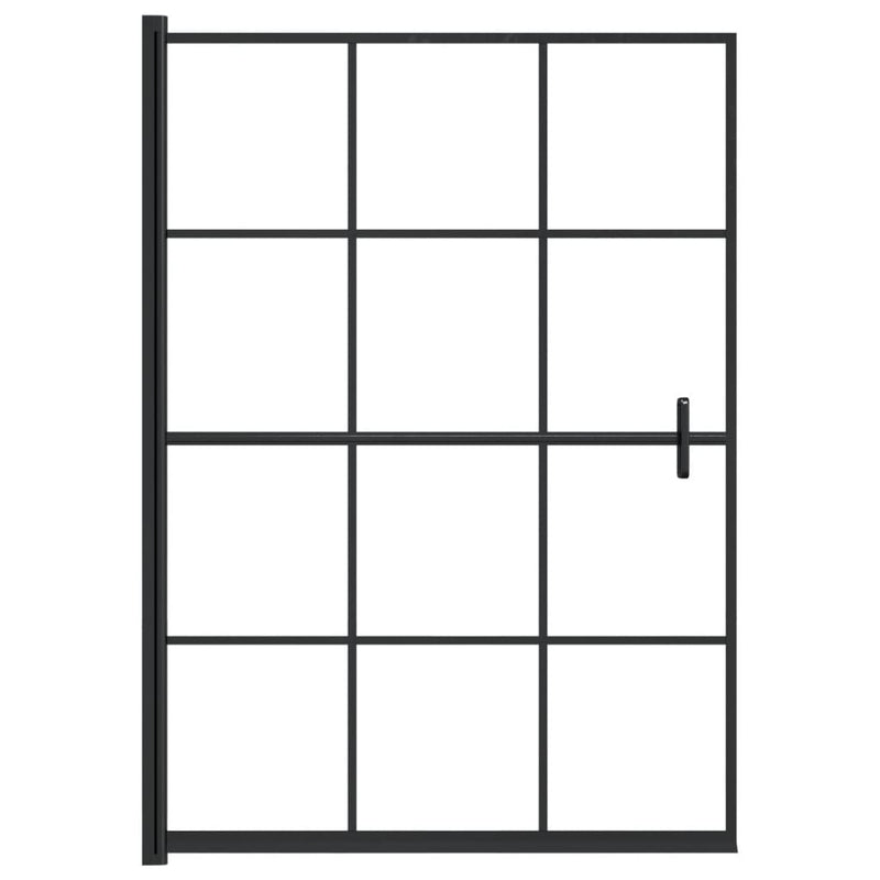 Load image into Gallery viewer, VidaXL Douchewand 100x140 cm ESG zwart