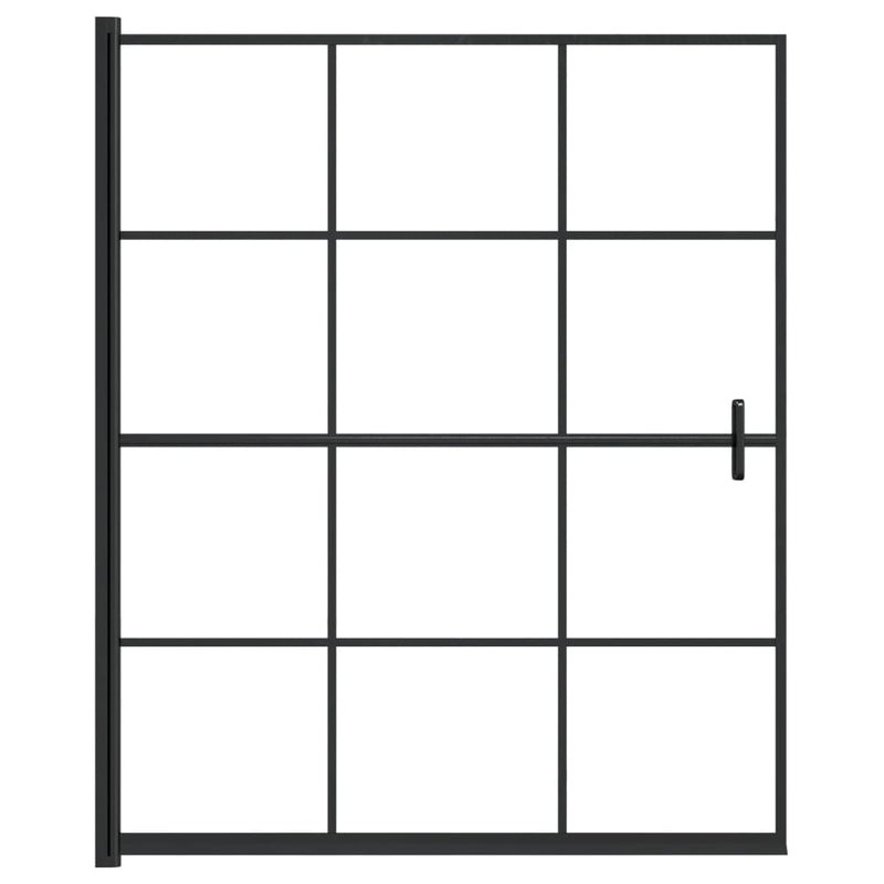 Load image into Gallery viewer, Vidaxl douchewand 116x140 cm esg zwart