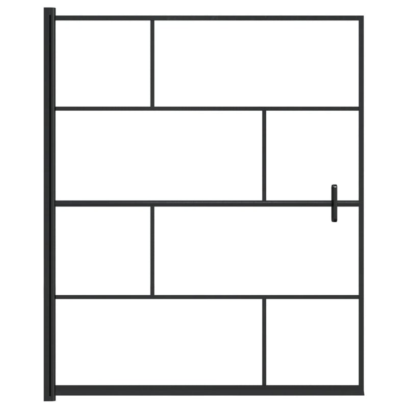 Load image into Gallery viewer, Vidaxl douchewand 116x140 cm esg zwart