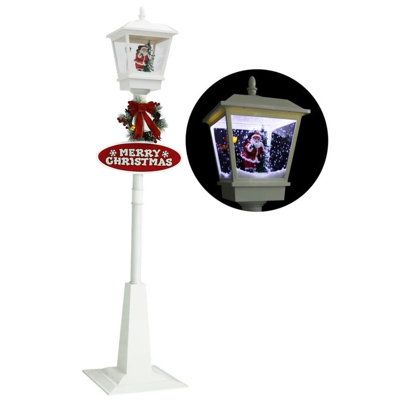 Load image into Gallery viewer, VidaXL Straatlantaarn met kerstman LED 180 cm