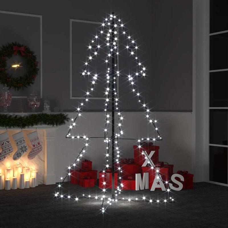 Load image into Gallery viewer, Vidaxl kegelkerstboom 200 led's binnen en buiten 98x150 cm