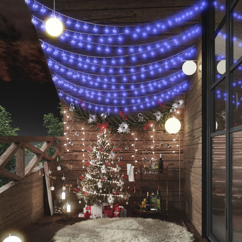 Load image into Gallery viewer, VidaXL Lichtsnoer met 200 LED's 8 functies blauw 20 m