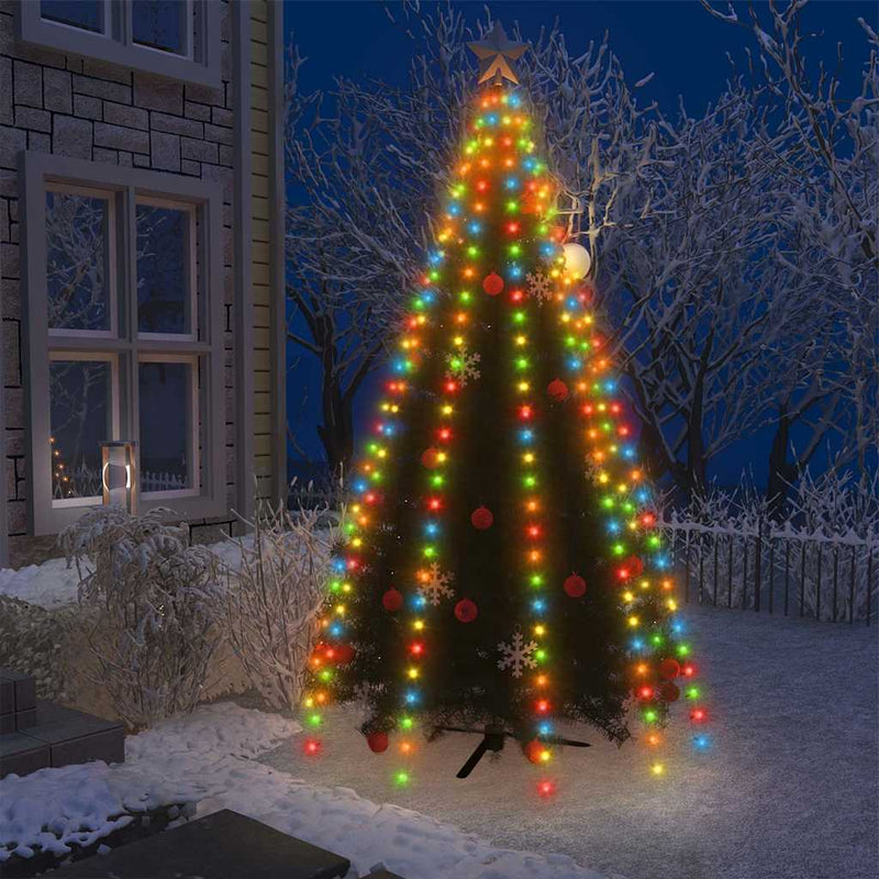 Load image into Gallery viewer, Vidaxl kerstboomverlichting met 300 led's meerkleurig net 300 cm
