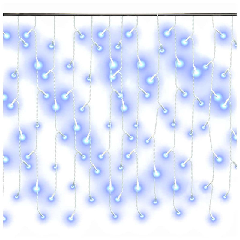 Load image into Gallery viewer, Vidaxl lichtgordijn met 400 led's en 8 functies 10 m blauw