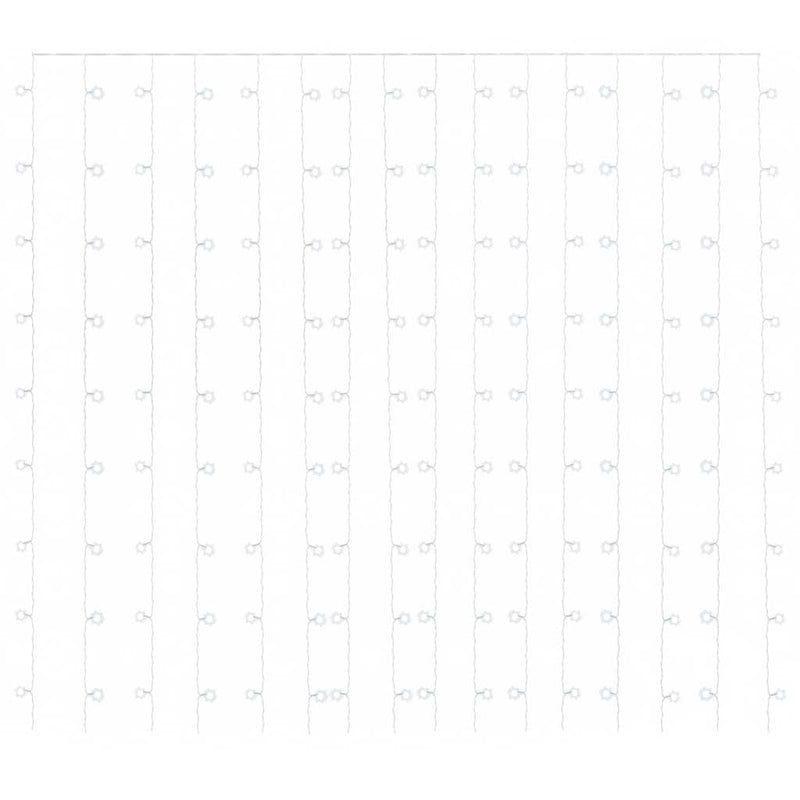 Load image into Gallery viewer, Vidaxl lichtsnoergordijn met 300 led's en 8 functies 3x3 m koudwit