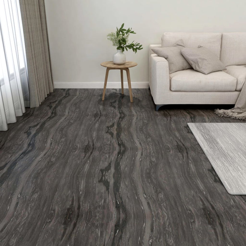 Load image into Gallery viewer, Vidaxl vloerplanken 20 st zelfklevend 1,86 m² pvc donkergrijs