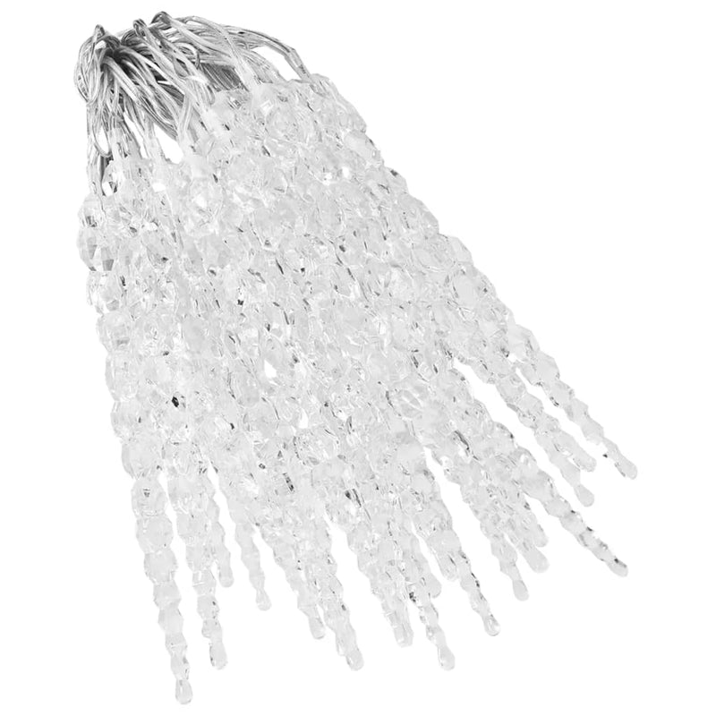 Load image into Gallery viewer, VidaXL Kerstverlichting ijspegel met 40 LED's acryl koudwit