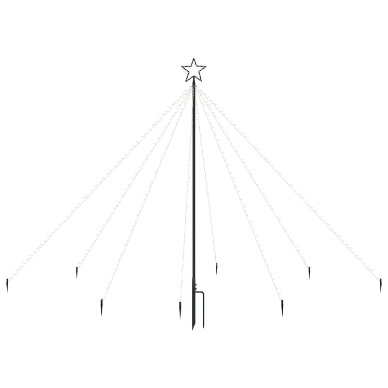 Load image into Gallery viewer, VidaXL Kerstboomverlichting 400 LED's binnen buiten 2,5 m blauw