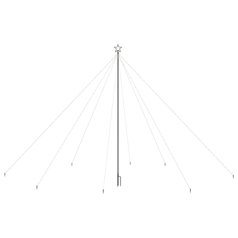 Load image into Gallery viewer, Vidaxl led-kerstboom binnen buiten 800 leds 5 m blauw