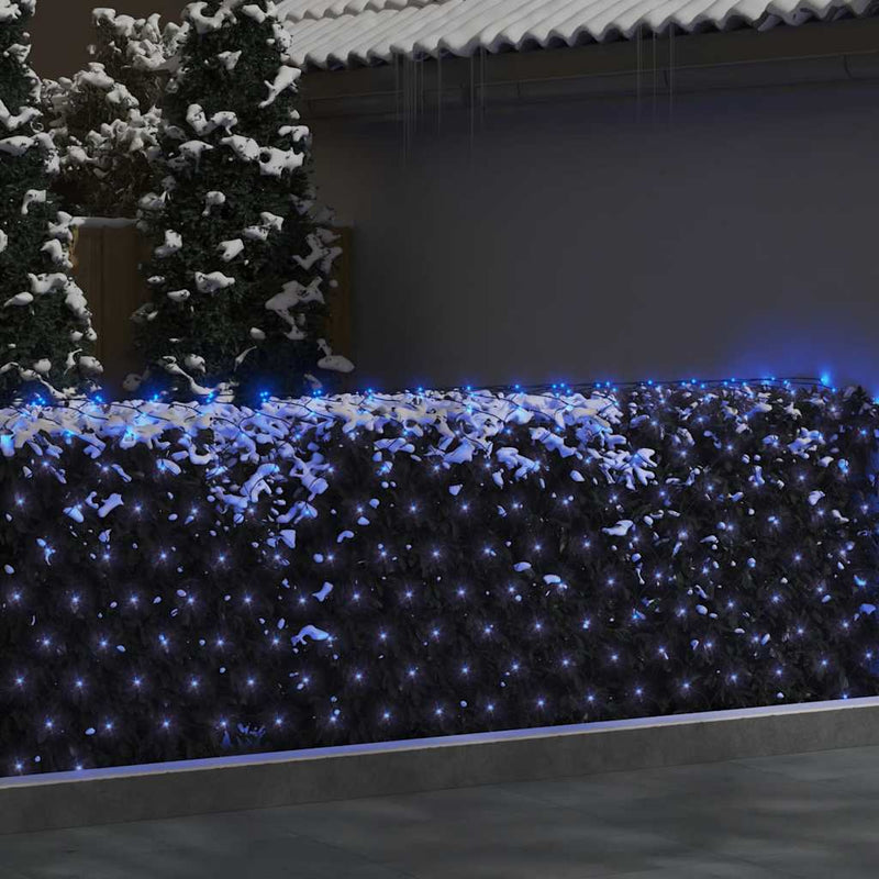 Load image into Gallery viewer, VidaXL Kerstnetverlichting 306 LED's binnen en buiten 3x3 m blauw
