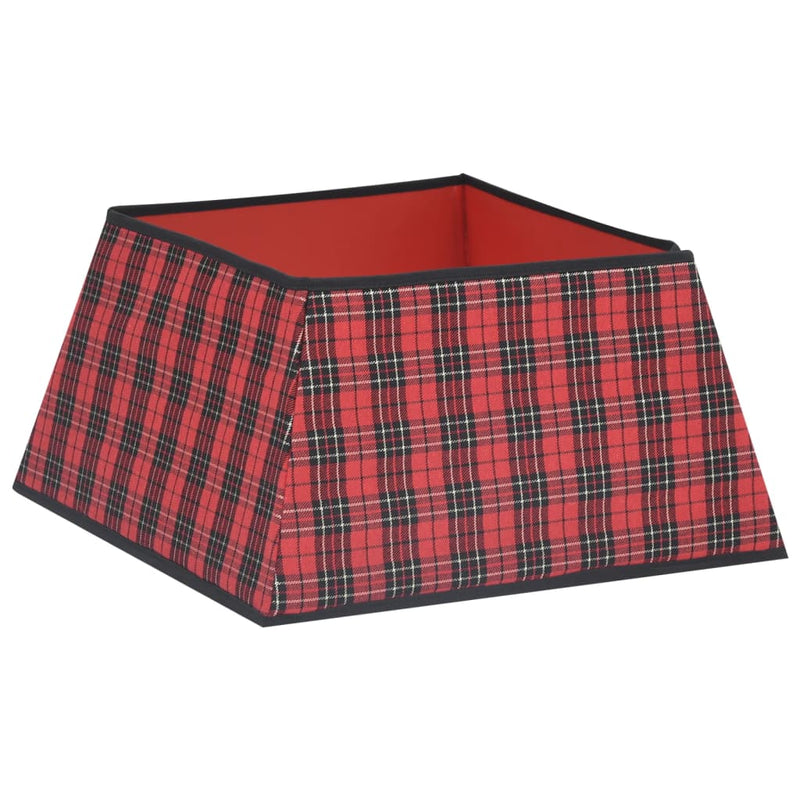 Load image into Gallery viewer, Vidaxl kerstboomrok 48x48x25 cm rood en zwart