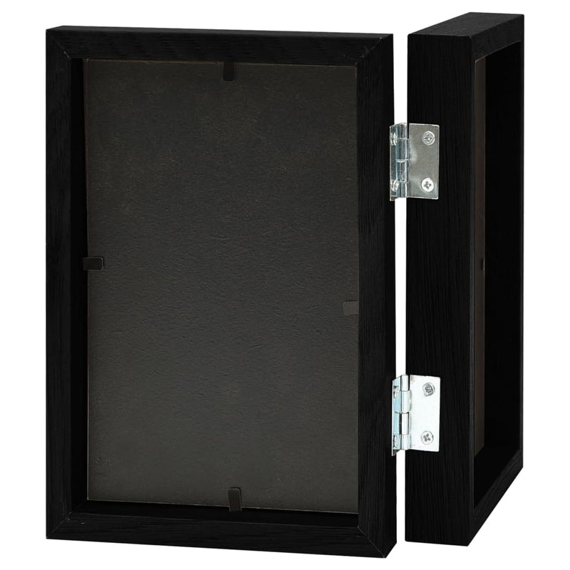 Load image into Gallery viewer, Vidaxl fotolijst tweeluik 2x(21x29,7 cm) zwart