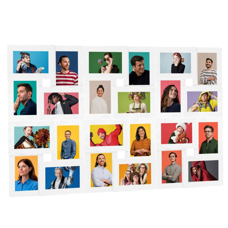 Load image into Gallery viewer, VidaXL Fotolijst voor 24x(13x18 cm) foto MDF wit