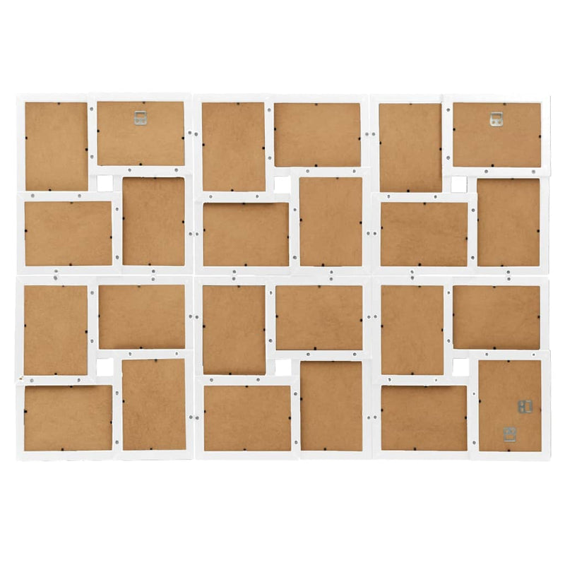 Load image into Gallery viewer, VidaXL Fotolijst voor 24x(13x18 cm) foto MDF wit