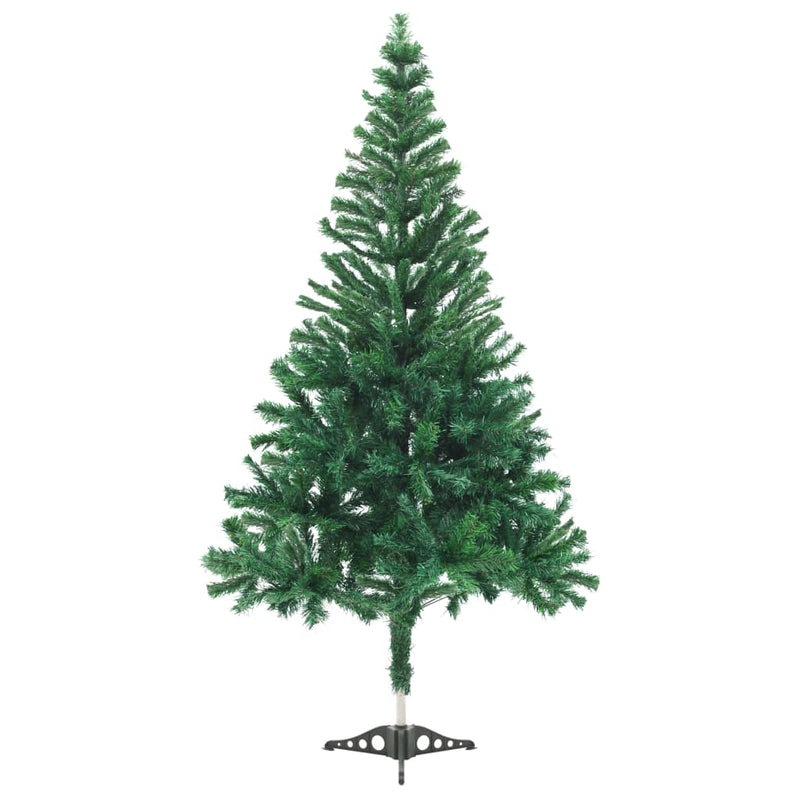 Load image into Gallery viewer, VidaXL Kunstkerstboom met verlichting en kerstballen 546 takken 180 cm