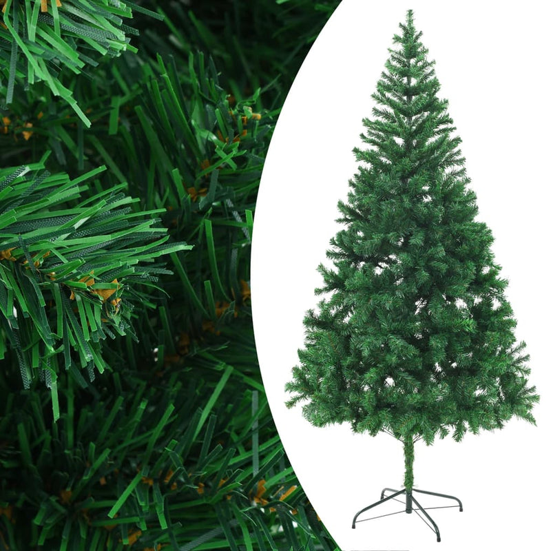 Load image into Gallery viewer, Vidaxl kunstkerstboom met verlichting en kerstballen 910 takken 210 cm