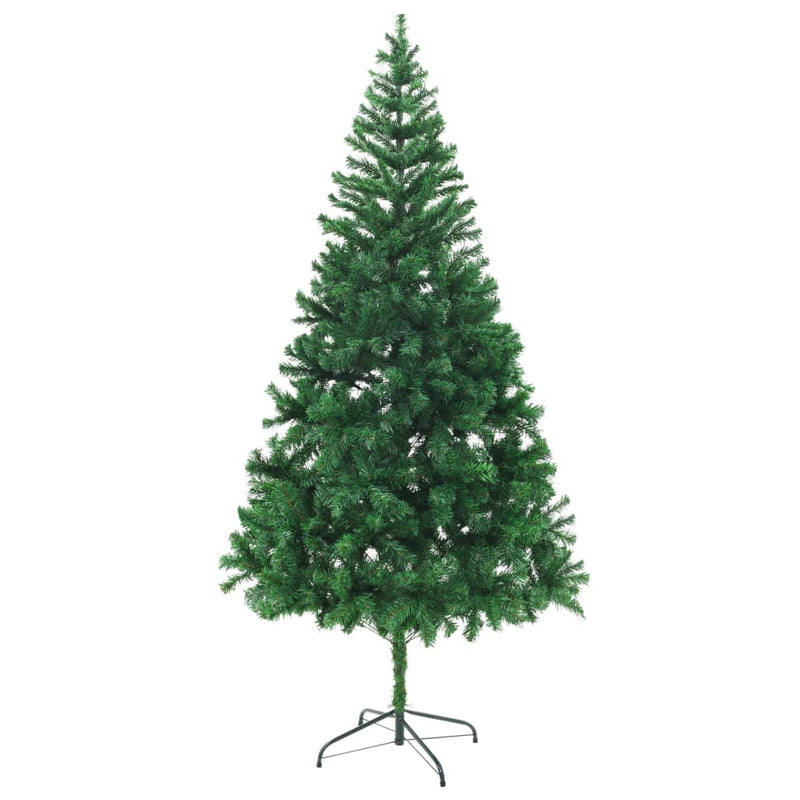 Load image into Gallery viewer, Vidaxl kunstkerstboom met verlichting en kerstballen 910 takken 210 cm