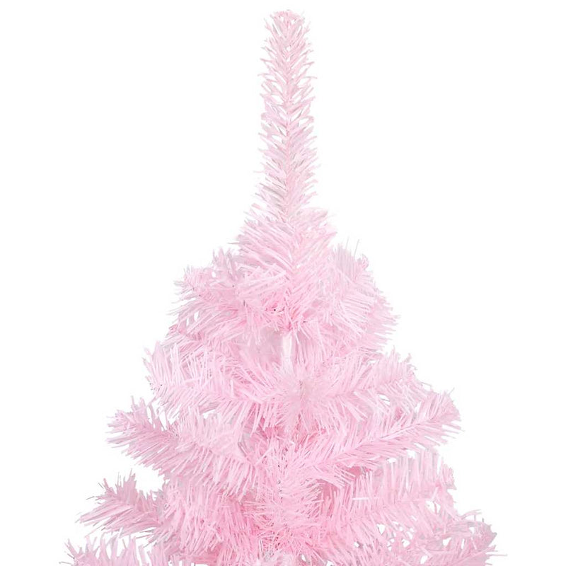 Load image into Gallery viewer, Vidaxl kunstkerstboom met verlichting en kerstballen 120 cm pvc roze