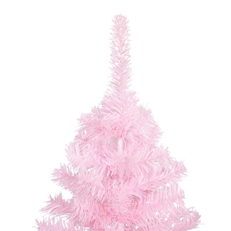Load image into Gallery viewer, Vidaxl kunstkerstboom met verlichting en kerstballen 180 cm pvc roze