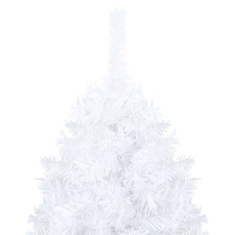 Load image into Gallery viewer, Vidaxl kunstkerstboom met verlichting en kerstballen 150 cm pvc wit